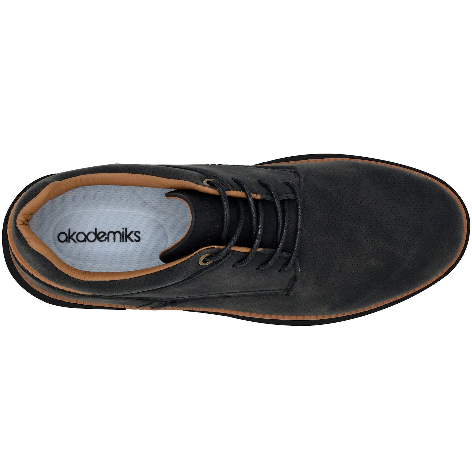 Akademiks Dayton Oxford Lace-Up Dress Shoes Black 9M AKADEMIKS Mens Dayton Oxford, Comfortable Footwear for  main image 3