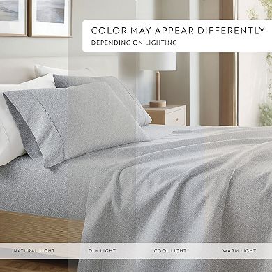 Home Collection Trellis Vine Pattern 4-piece Sheet Set