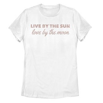 Juniors' Sun Moon Graphic Tee
