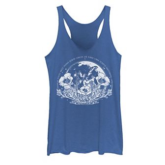 Juniors' Zodiac Moon Butterfly Graphic Tank Top
