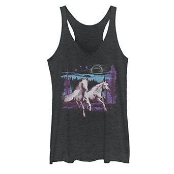 Juniors' Moon Run Horse Outdoor Graphic Tank Top