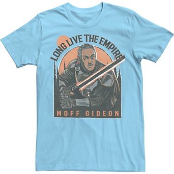 Men's Star Wars the Mandalorian Long Live The Empire Poster Tee