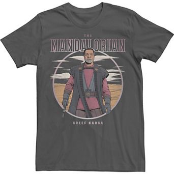 Men's Star Wars The Mandalorian Greef Karga Lonely Poster Tee