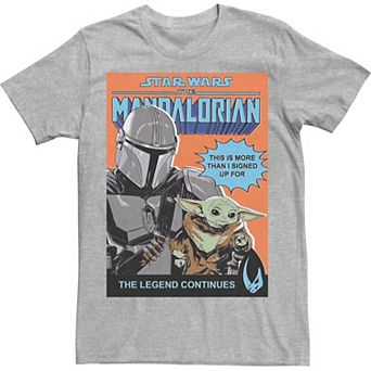 Men's Star Wars The Mandalorian Signed Up For Poster Tee