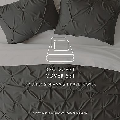 Home Collection Premium Ultra Soft Pinch Pleat Duvet Cover Set