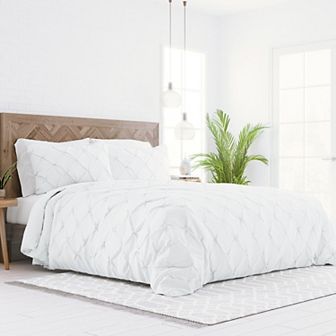 Home Collection Premium Ultra Soft Pinch Pleat Duvet Cover Set