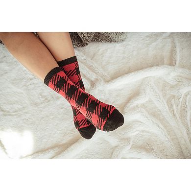 Women's MUK LUKS Holiday Boot Socks 2-Pack