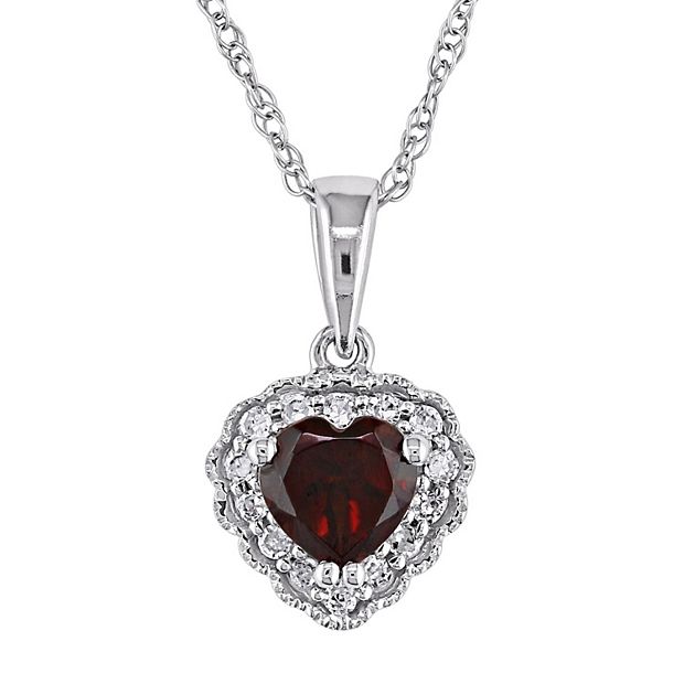 Kohls garnet deals necklace