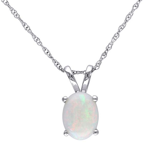 Opal hot sale necklace kohls