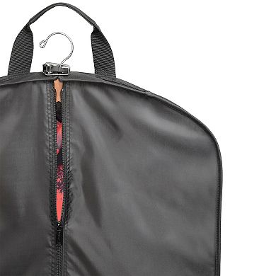 WallyBags® 48” Deluxe Tri-Fold Travel Garment Bag with Three Pockets