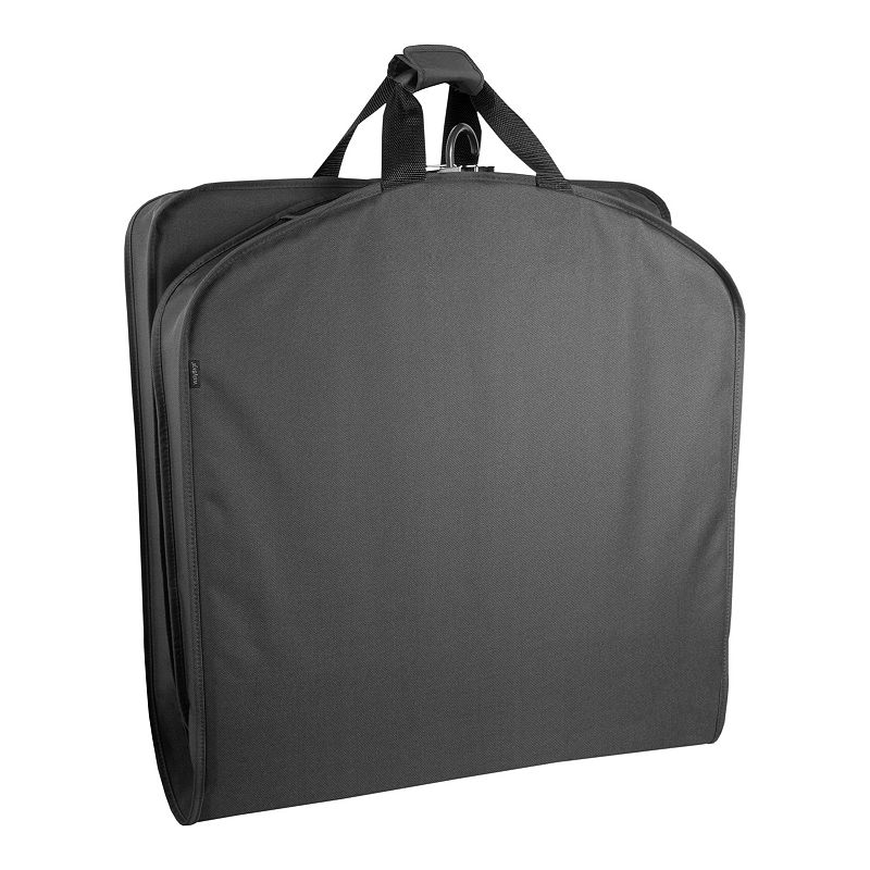 WallyBags 40” Deluxe Travel Garment Bag, Black, GARMNT BAG