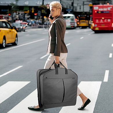 WallyBags® 52” Deluxe Travel Garment Bag with Two Pockets