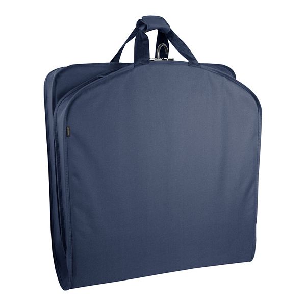 WallyBags 52 in. Navy Garment Bag with Handles