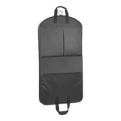WallyBags® 45” Deluxe Extra Capacity Travel Garment Bag with Two Accessory Pockets