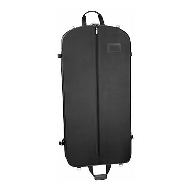WallyBags® 42" Premium Travel Garment Bag with Shoulder Strap and Two Large Pockets 