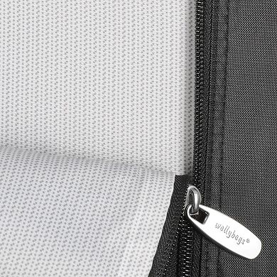 WallyBags® 45" Premium Extra Wide Garment Bag with Shoulder Strap and Two Large Pockets