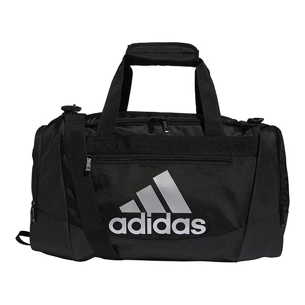 adidas Defender IV Small Duffel Bag - Black Silver