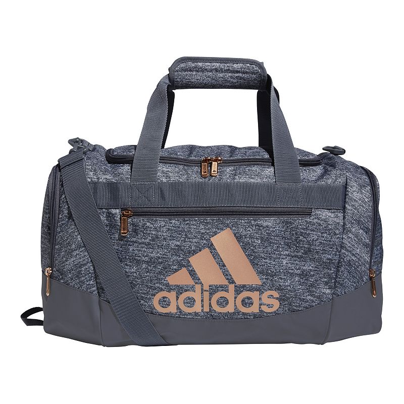 adidas Defender IV Small Duffel Bag, Med Grey