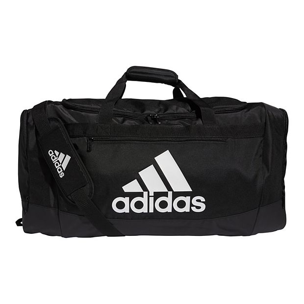 White adidas shop duffle bag