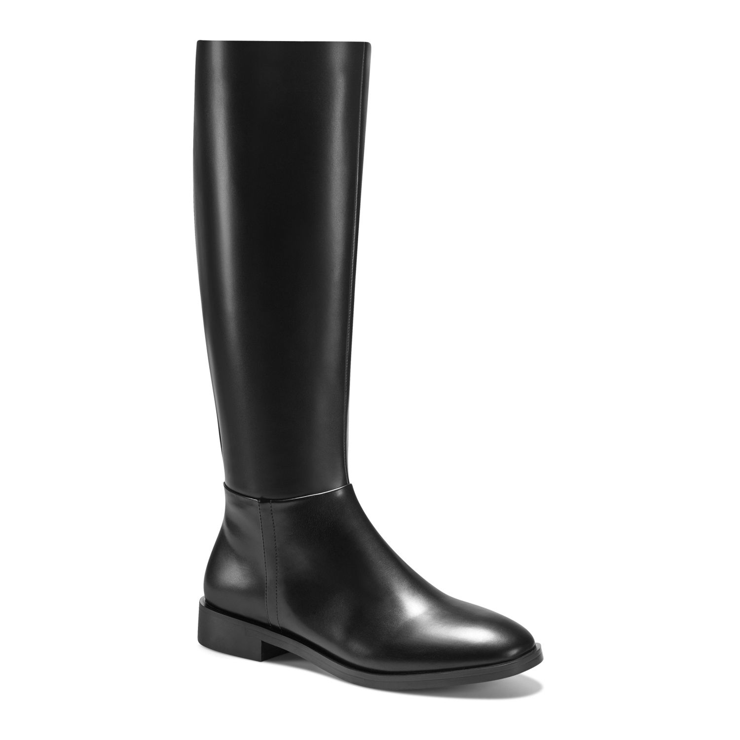 aerosoles black riding boots