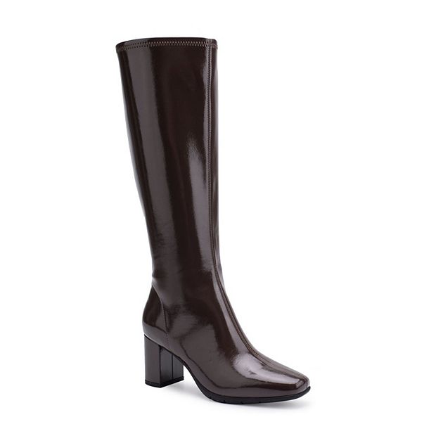 Kohls womens best sale tall black boots