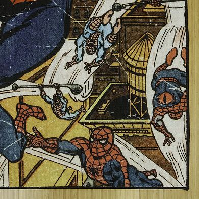 Marvel Spider-Man Comic Area Rug - 4'6'' x 6'6''