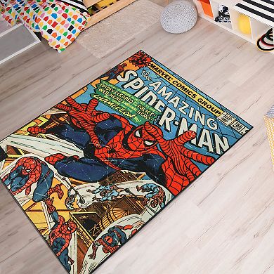 Marvel Spider-Man Comic Area Rug - 4'6'' x 6'6''