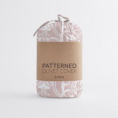 Home Collection Premium Ultra Soft Romantic Damask Pattern Duvet Cover Set