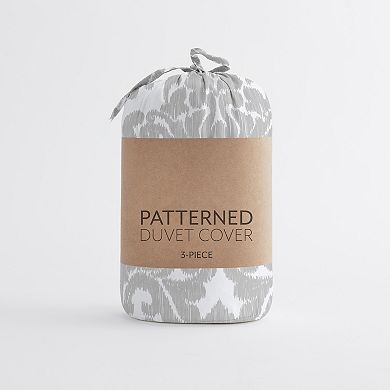 Home Collection Premium Ultra Soft Damask Pattern Duvet Cover Set