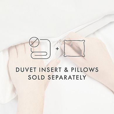 Home Collection Premium Ultra Soft Geo Threads Pattern Duvet Cover Set