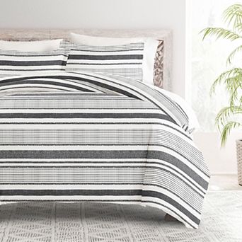 Home Collection Premium Ultra Soft Vintage Stripe Pattern Duvet Cover Set