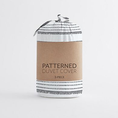 Home Collection Premium Ultra Soft Vintage Stripe Pattern Duvet Cover Set