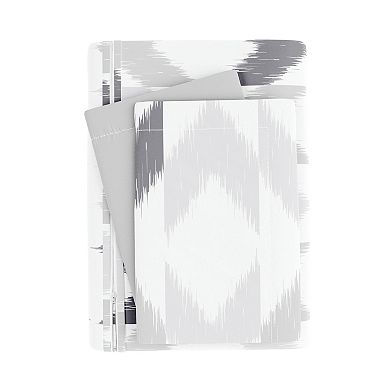 Home Collection Premium Ultra Soft Chevron Sleep Pattern Reversible Duvet Cover Set