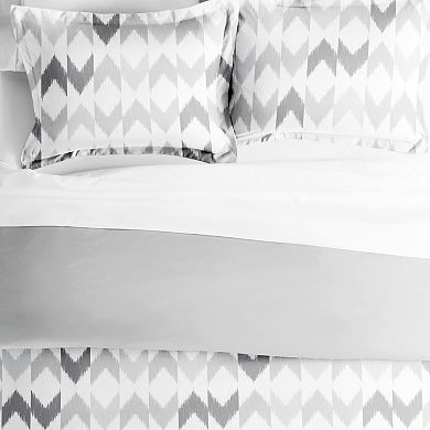 Home Collection Premium Ultra Soft Chevron Sleep Pattern Reversible Duvet Cover Set
