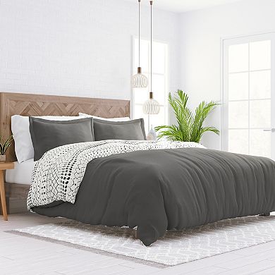 Home Collection Premium Ultra Soft Etched Gate Pattern Reversible Duvet Cover Set