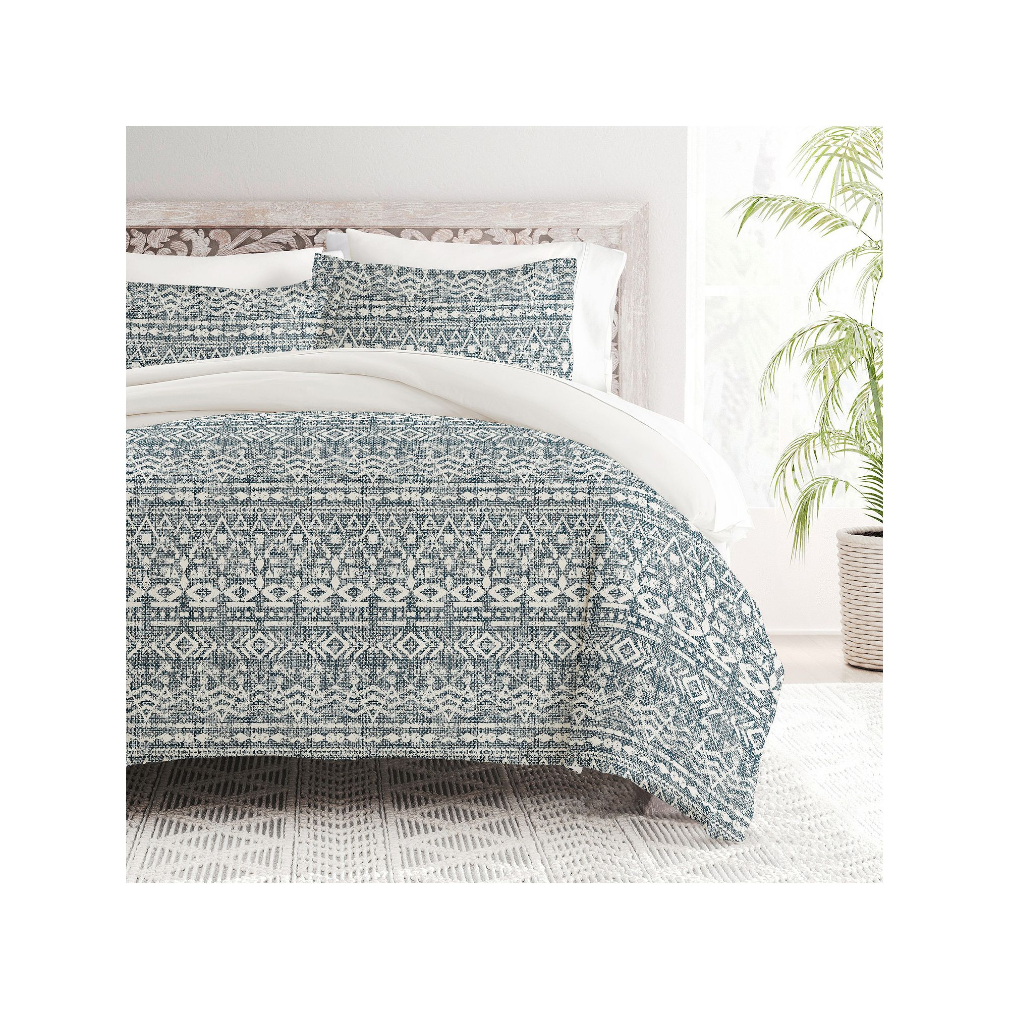 Home Collection Premium Ultra Soft Modern Rustic Pattern Reversible Duvet C