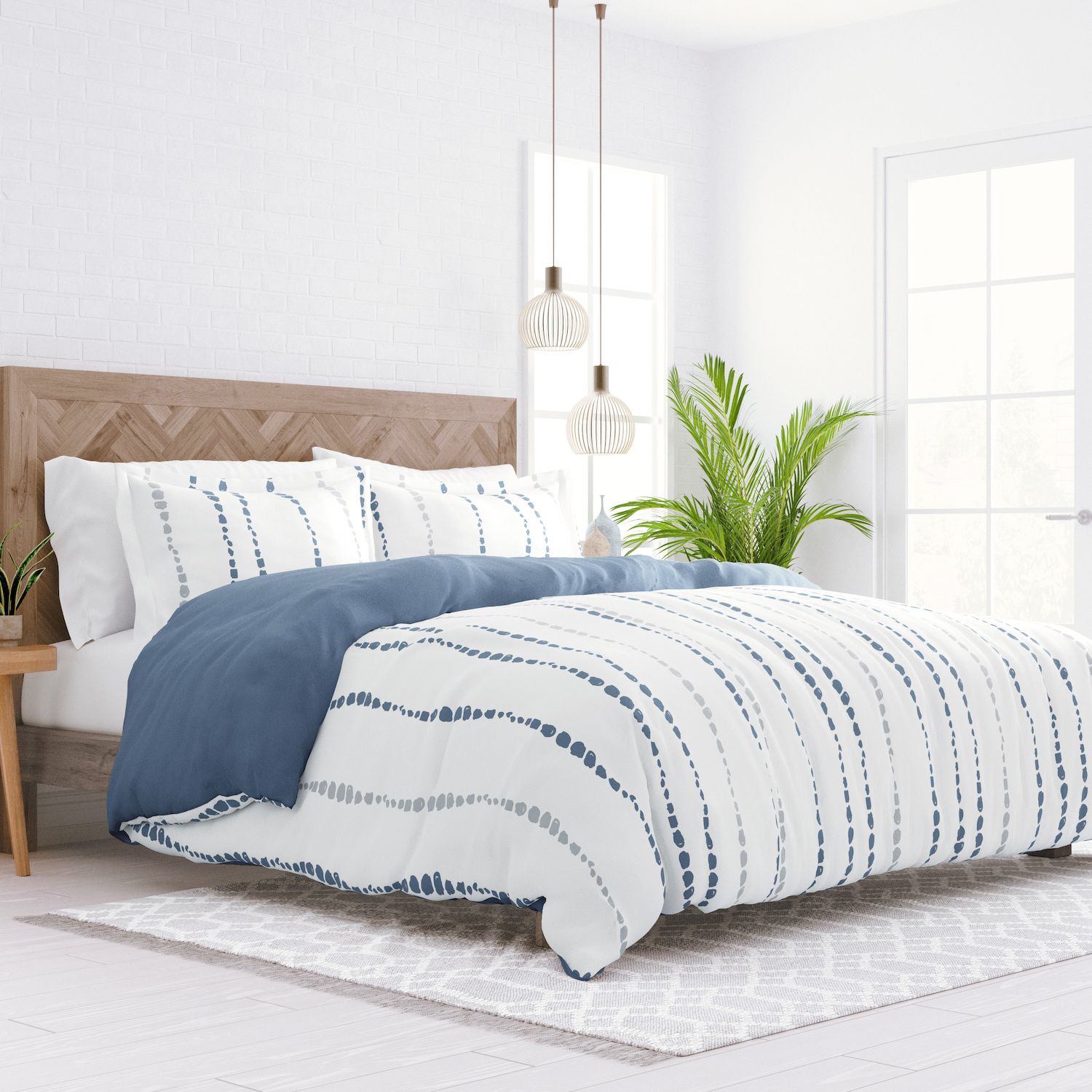 Image for Home Collection Premium Ultra Soft Urban Vibe Pattern Reversible Duvet Cover Set at Kohl's.