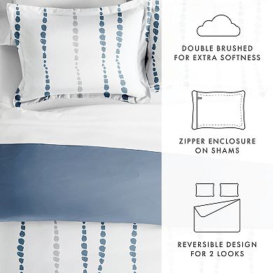 Home Collection Premium Ultra Soft Urban Vibe Pattern Reversible Duvet Cover Set