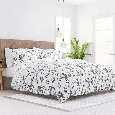 Home Collection Premium Ultra Soft Edgy Flowers Pattern Reversible ...