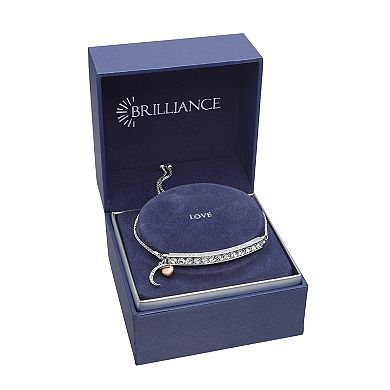 Brilliance "Love You to the Moon" Adjustable Bracelet