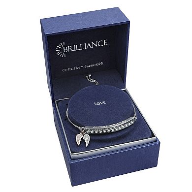 Brilliance "Always With You" Crystal Adjustable Bracelet
