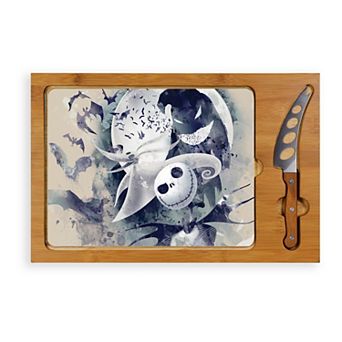 Disney's The Nightmare Before Christmas Icon Glass-Top Cutting Board & Knife Set by Toscana