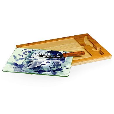 Disney's The Nightmare Before Christmas Icon Glass-Top Cutting Board & Knife Set by Toscana
