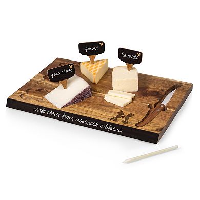 Disney's Mickey & Minnie Mouse Delio Acacia Cheese Cutting Board & Tools Set by Toscana