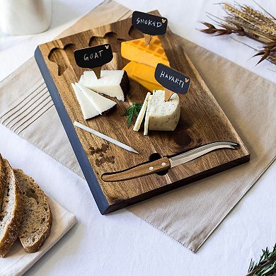 Disney's Mickey & Minnie Mouse Delio Acacia Cheese Cutting Board & Tools Set by Toscana