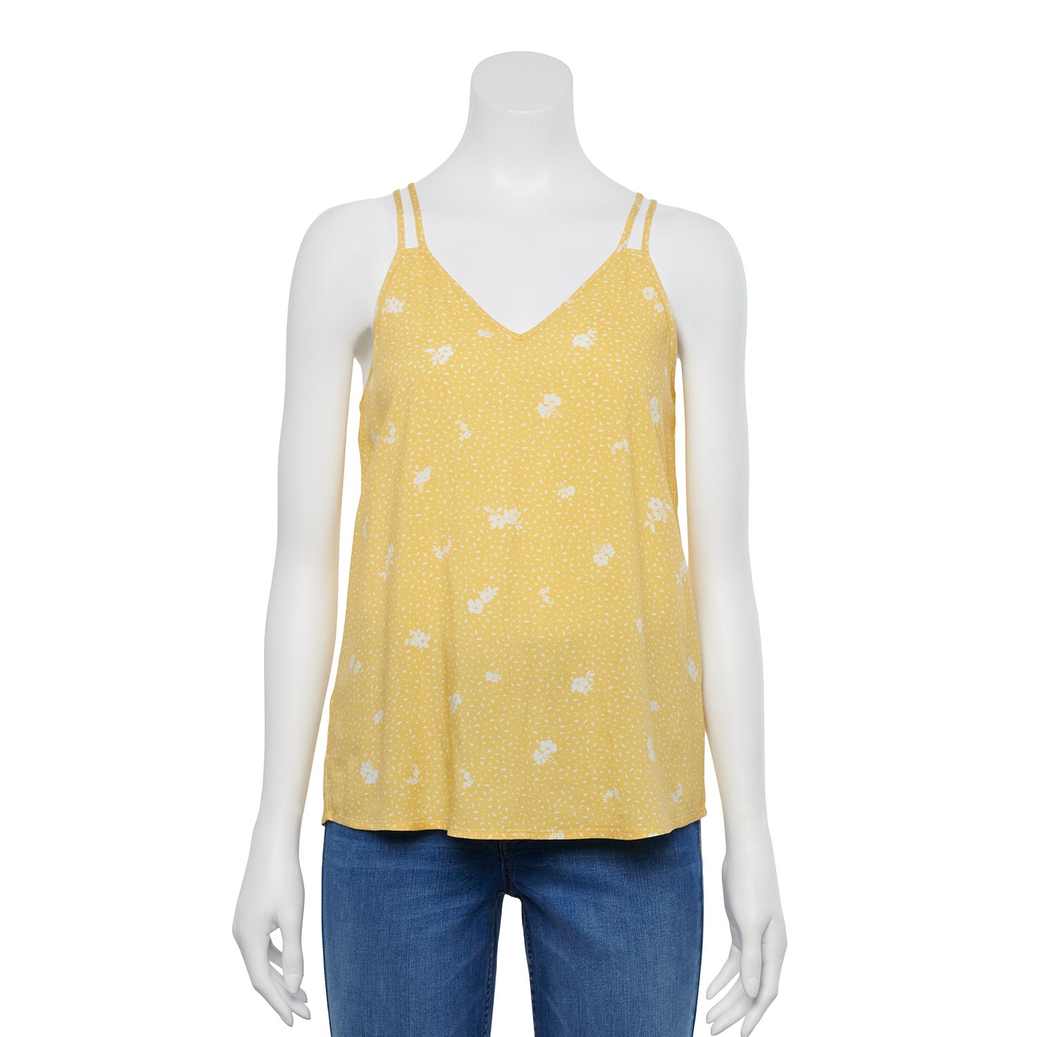 kohls yellow blouse