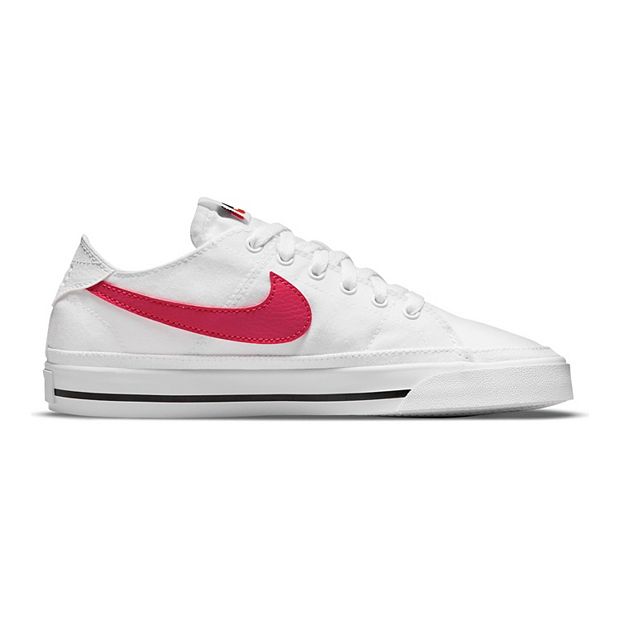 Womens Nike Court Legacy Canvas White