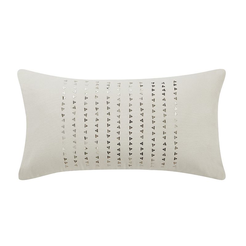 Highline Bedding Co. Metallic Sequin Pillow, Brown, Fits All