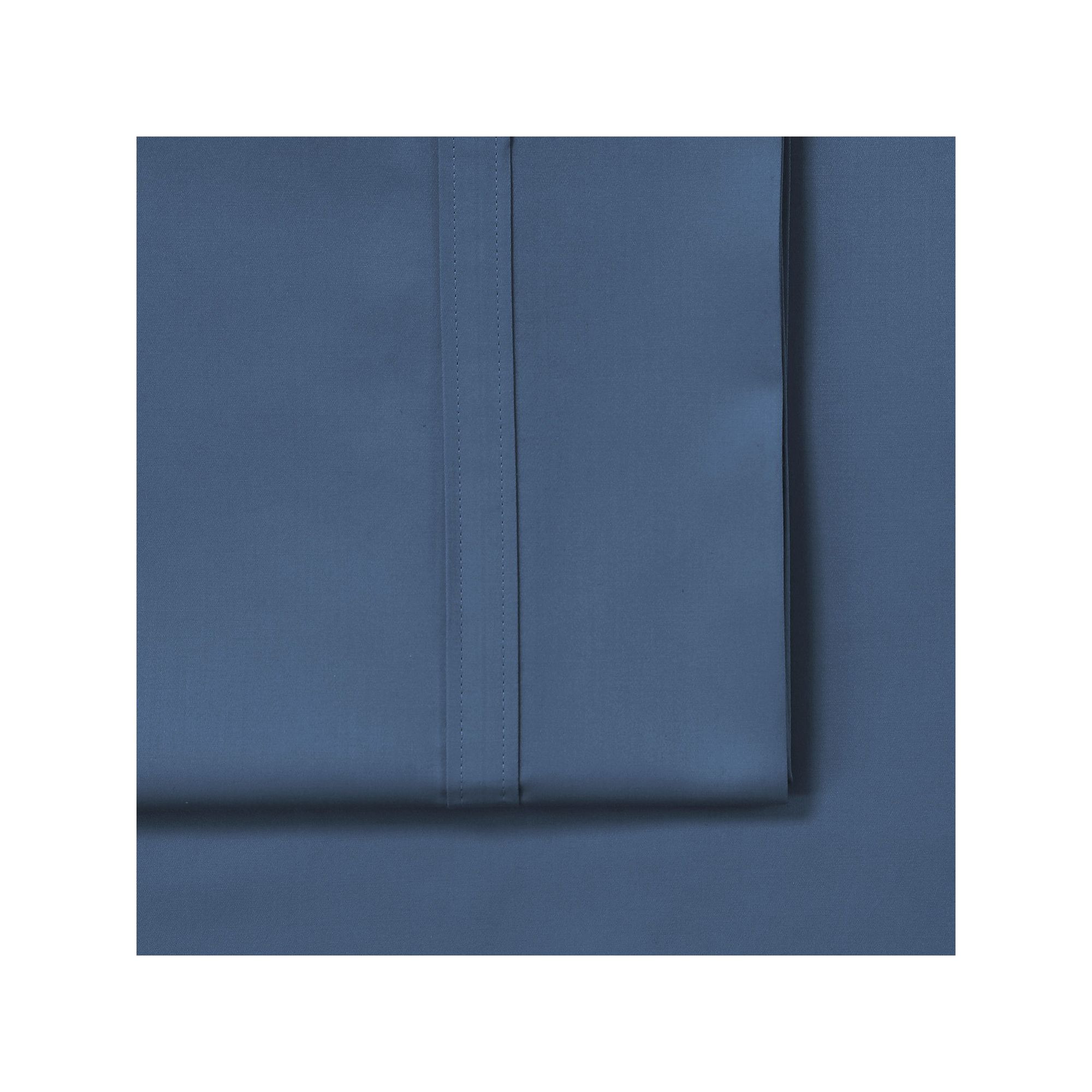 Tribeca Living Sateen Extra Deep Pocket Sheet Set, Black Blue