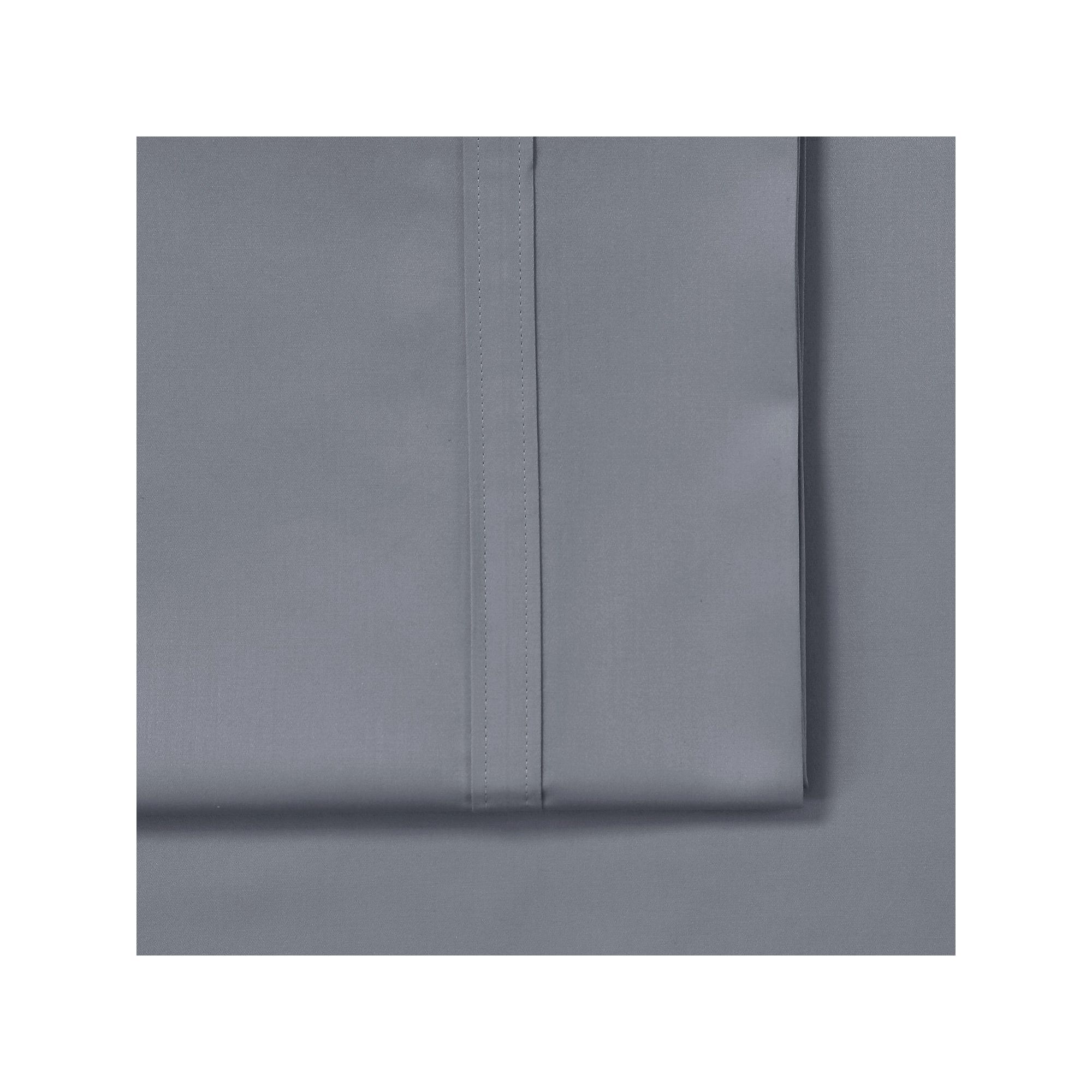 Tribeca Living Sateen Extra Deep Pocket Sheet Set, Silver Gray